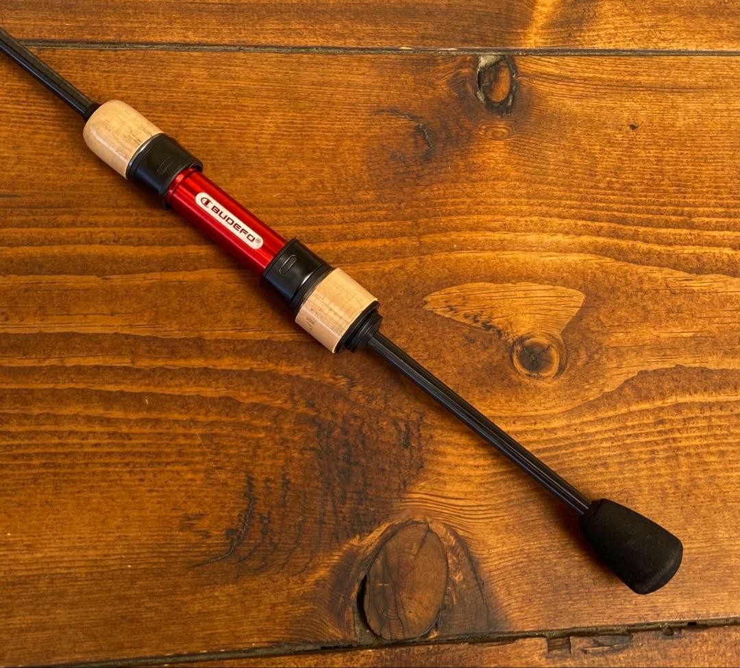 Ajing Rod Set 4-Piece Carbon Guide, 6ft/183cm, Versatile for Trout & Bass