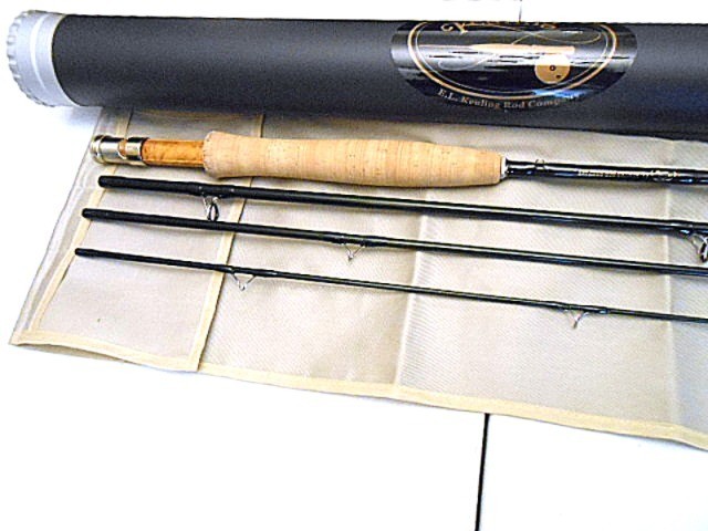 E.L. KEULING ROD CO 9′ 4 WT. UP-LOCKING 4PC CARBON FIBER FLY ROD 2026 USA