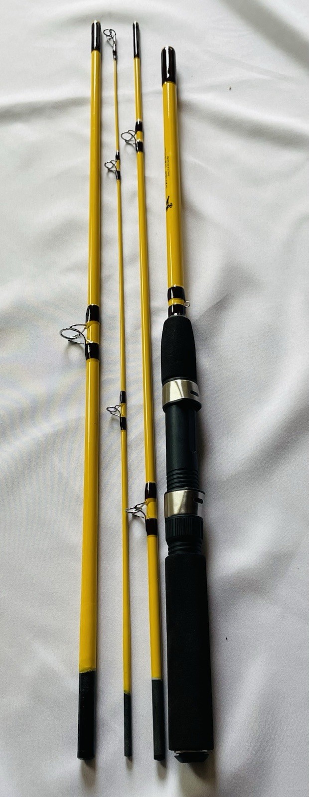 Eagle Claw Pack-It PK601 7’6 Spin Fly Travel Rod 4pc Yellow