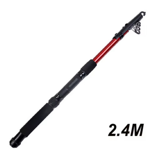 Telescopic Light Action Red 7′ 9″ Spinning Rod