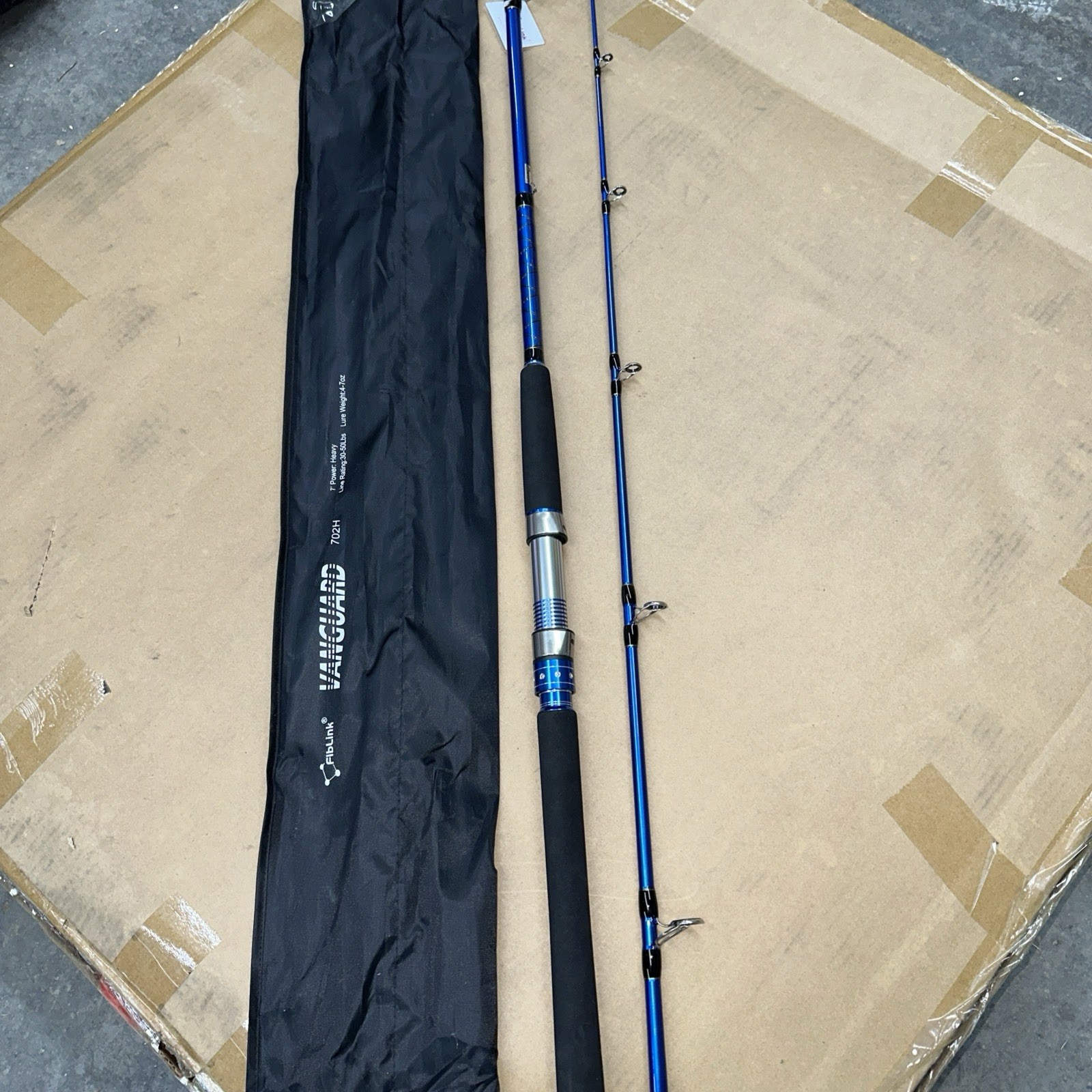 Fiblink 7Ft Medium Heavy Portable Carbon Saltwater Fishing Rod With Eva Handle
