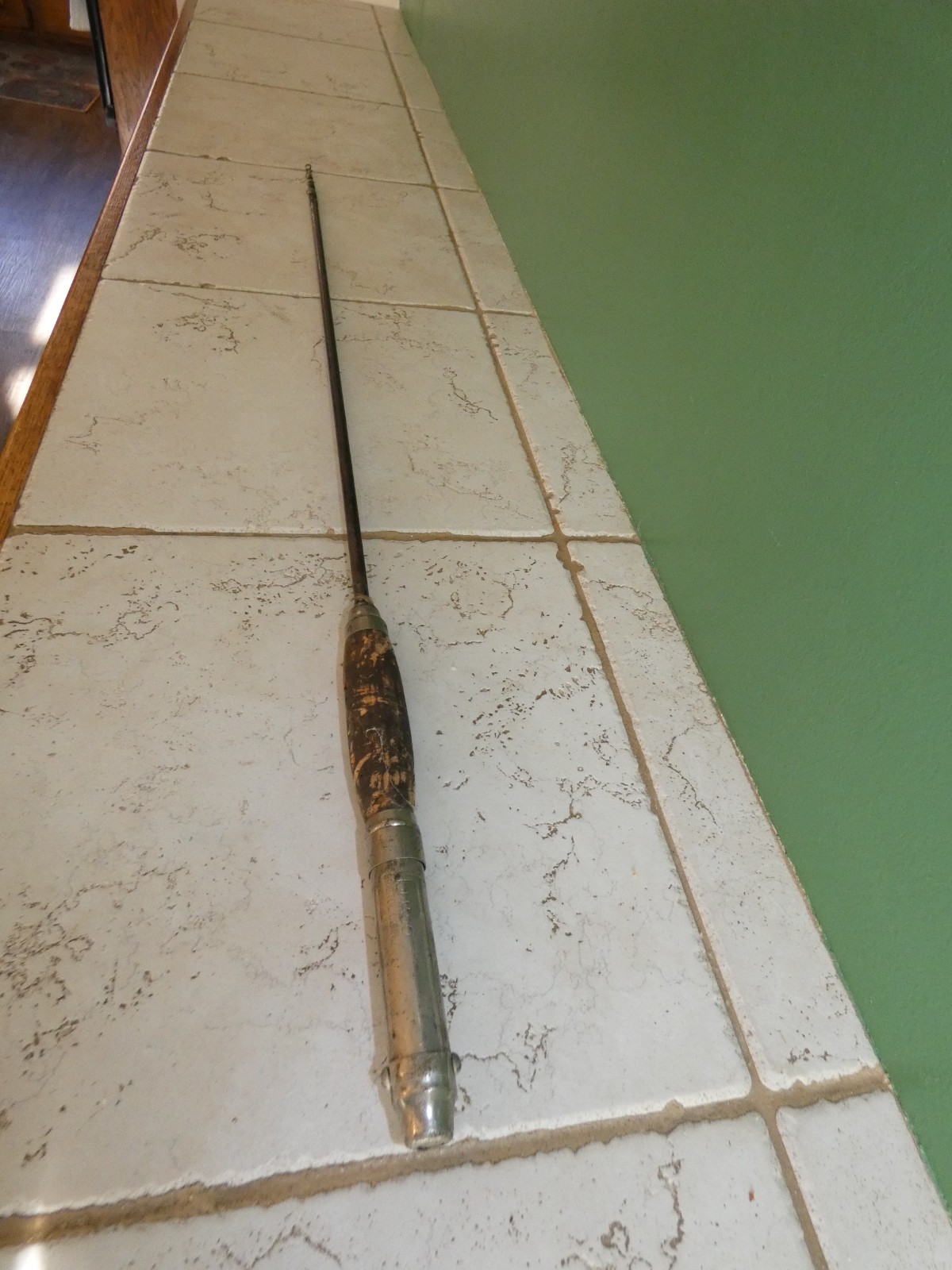 Vintage Homaco Bristol Metal 4 Section Telescopic Fly Fishing Rod 8 1/2 Ft