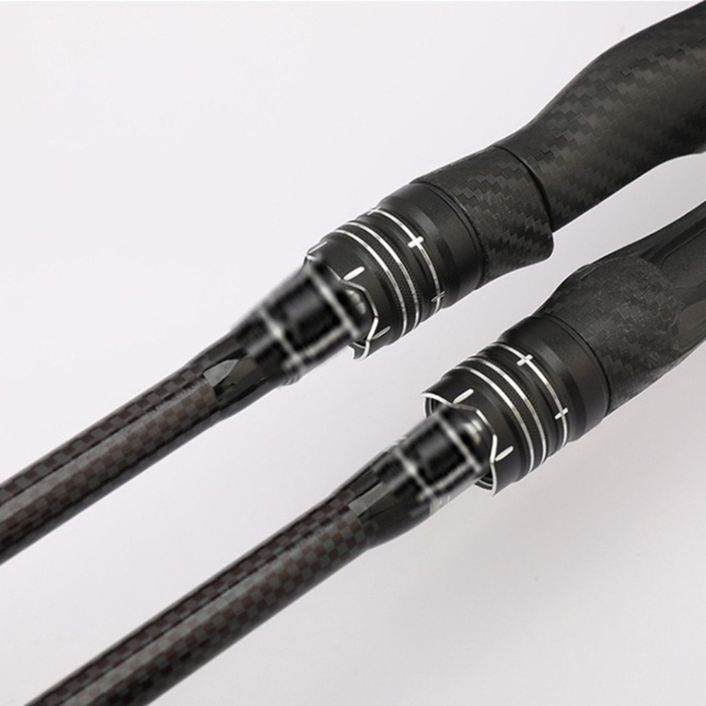 4 Piece Telescopic Carbon Fiber Fishing Rod with Triangular Grip Design