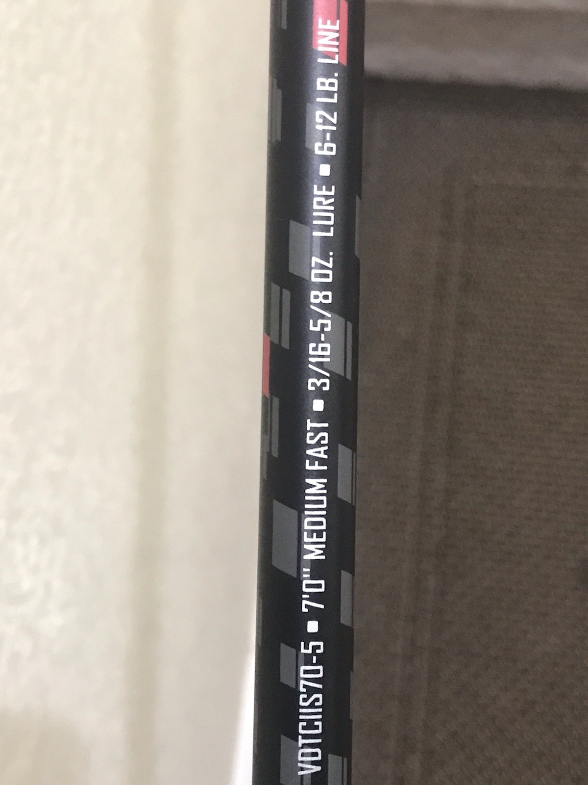 ABU GARCIA VENDETTA SPINNING FISHING ROD VDTCIIS70-5 7’ FT 6-12 LB 3/16-5/8 OZ