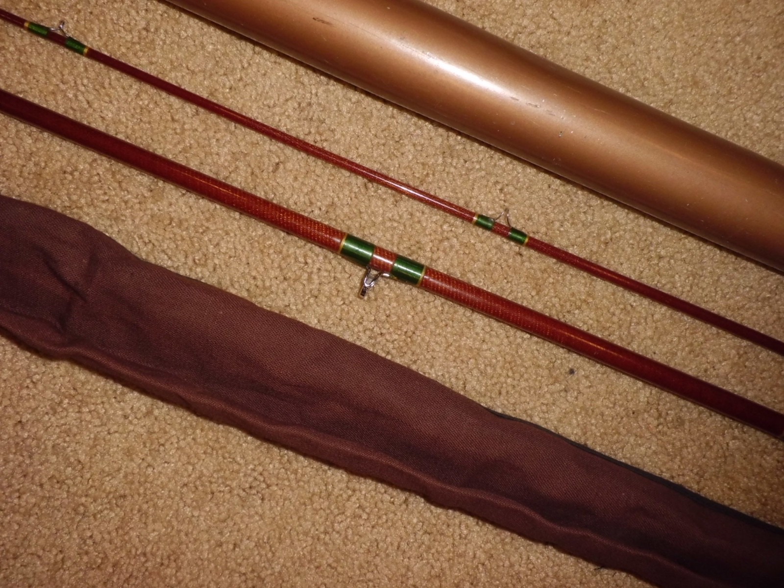 Vintage SILAFLEX Perfexion Model 211 Fibertglass Fly Rod- USA- HDH fly line