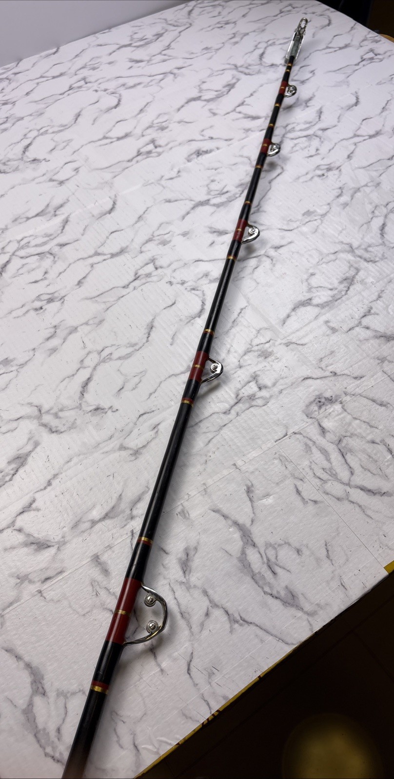 Custom Made Fishing Rod With AFTCO Curved Butt #2 Offshore Big Game Pole