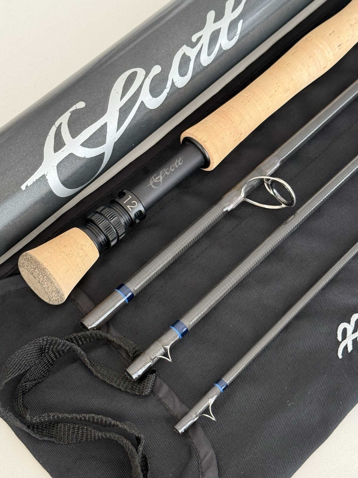 **BEAUTIFUL** 🔥 SCOTT MERIDIAN 12wt. 9’ft~4pc FlyRod!!! 🔥~LEGENDARY~