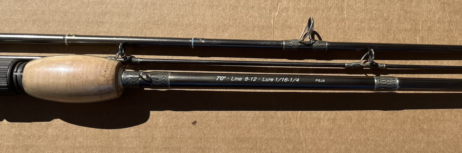 IM8 Pro Series PL2-70AC-3PC. Med Light 7′ 8-12 wt. G Loomis Tube