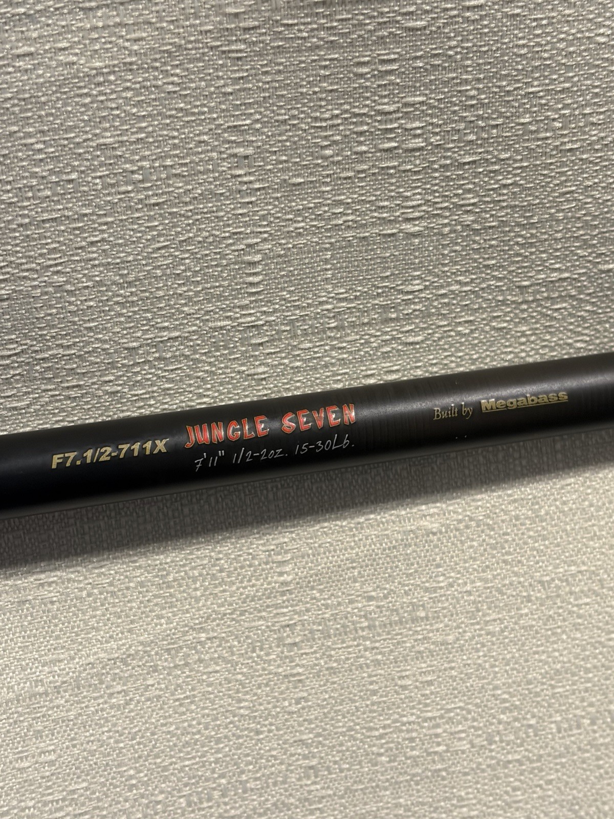 Megabass Destroyer Jungle Seven F7.1/2-711X 7’11” 2pc Heavy Casting Rod