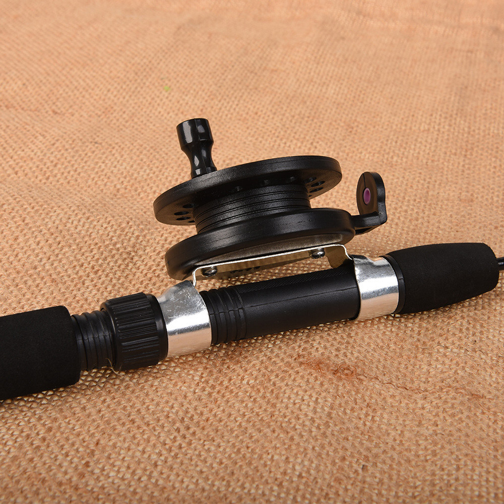 Telescopic Fly Fishing Rod and Reel Combo Kit Fishing Reel 4B and Fiberglass Rod
