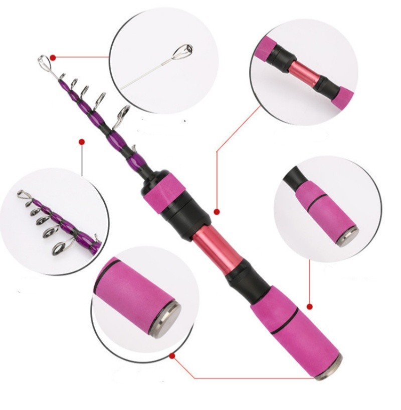 Telescopic Fishing Rods Ultralight Spinning Casting Rod Carbon Fiber Stream Rod