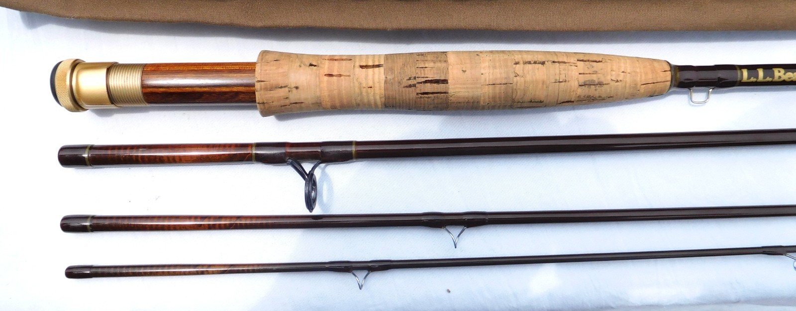 L.L. Bean DOUBLE L “Trout Plus” Travel Fly Rod 4 pc. 8’- 6”. #7 Line ~ EXCELLENT