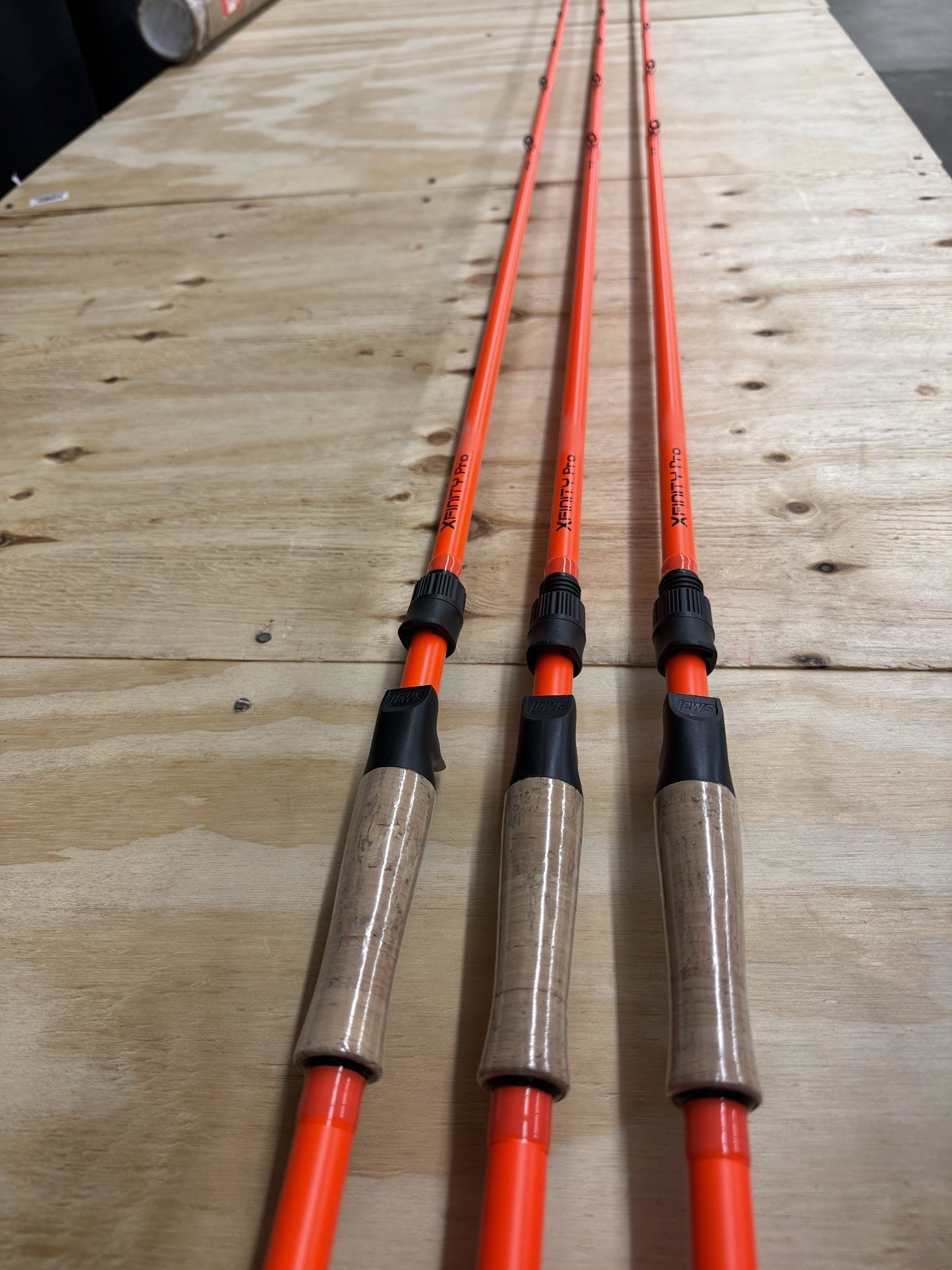 (3 RODS) Lew’s Xfinity Pro 7’4” Heavy Casting Rods