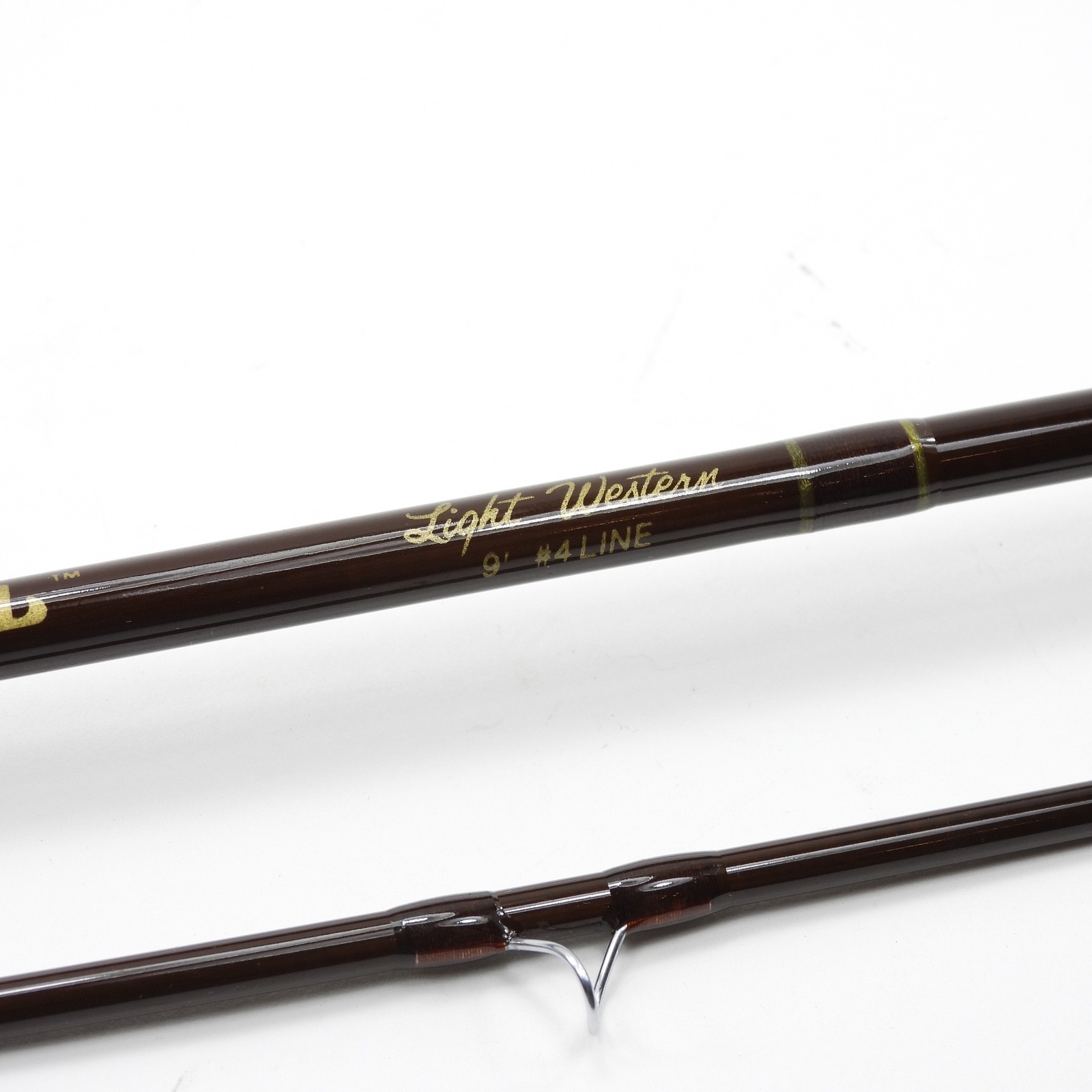 L.L. Bean Double L “Light Western” Fly Fishing Rod. 9’ 4wt. W/ Tube & Sock.