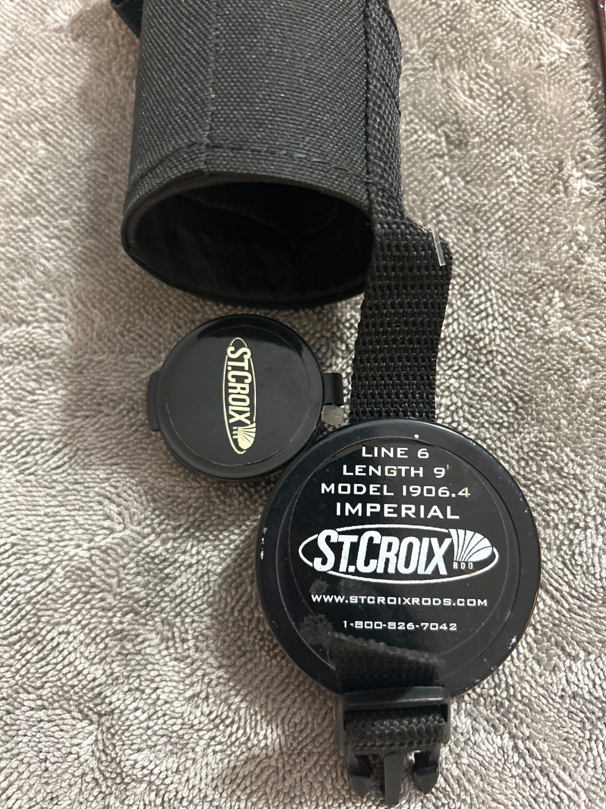 MINT St. Croix Imperial 9′ #6 weight 4 piece fly fishing rod