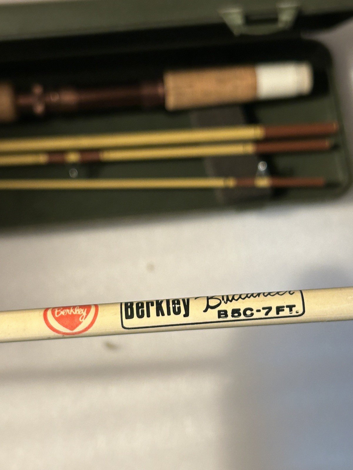 VTG Berkley Buccaneer 5 Piece Fishing Rod B5C – 7ft Fiberglass Travel Pack