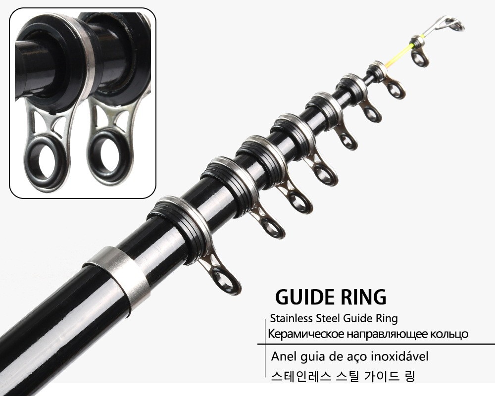 1.5M-3.0M Telescopic Fiberglass Fishing rod Ultra-Light Fishing Pole Sea Rod