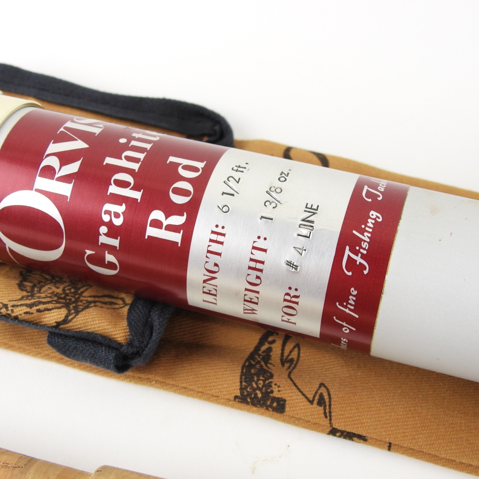 Orvis Graphite “Flea” Fly Fishing Rod. 6’ 6”. 4wt. W/ Tube & Sock.
