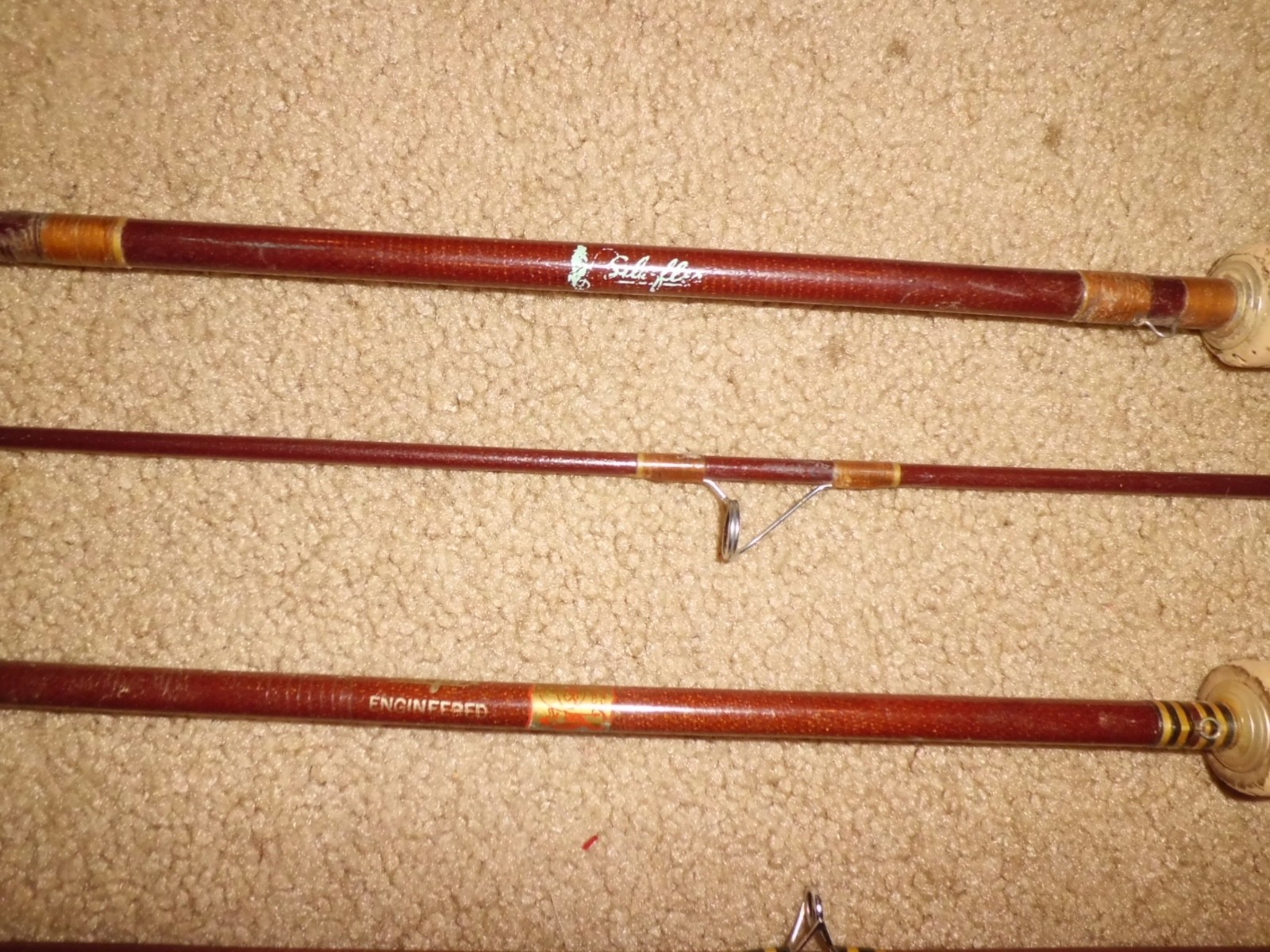 2- Vintage SILAFLEX Spinning Rod made in USA