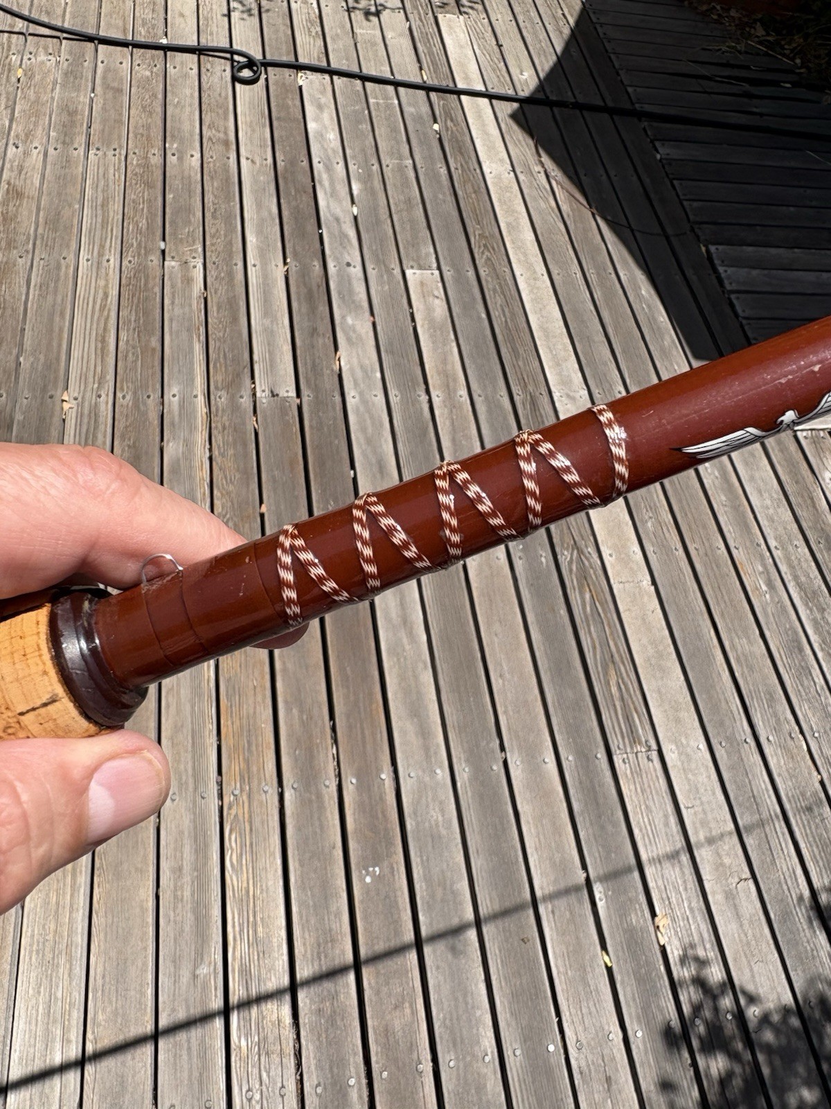 Vintage Fenwick PLS75 7 1/2′ Fishing Rod/Pole With Hard Carrier