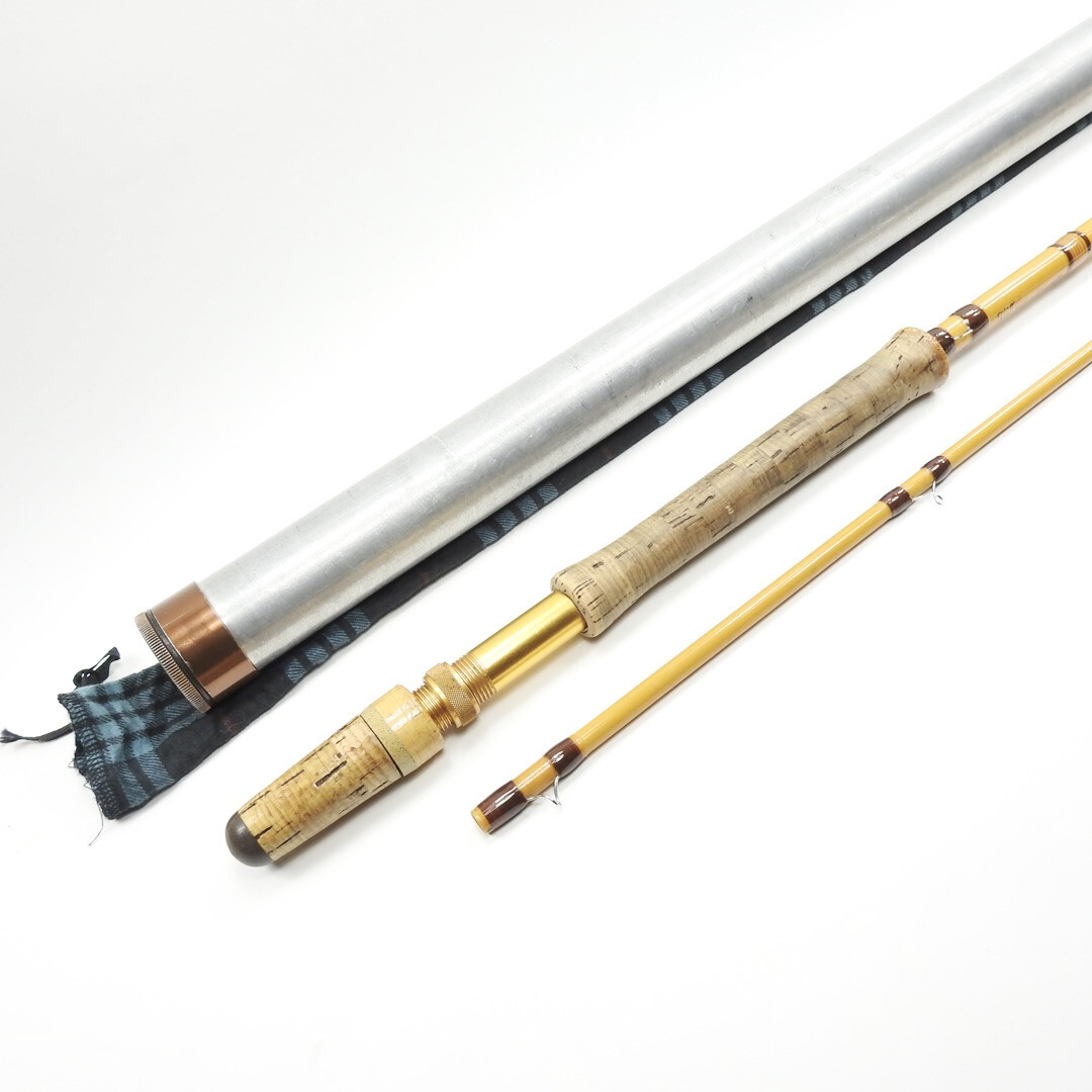 Early Scott Fiberglass PowR-Ply Fly Fishing Rod. 9′ 10wt.