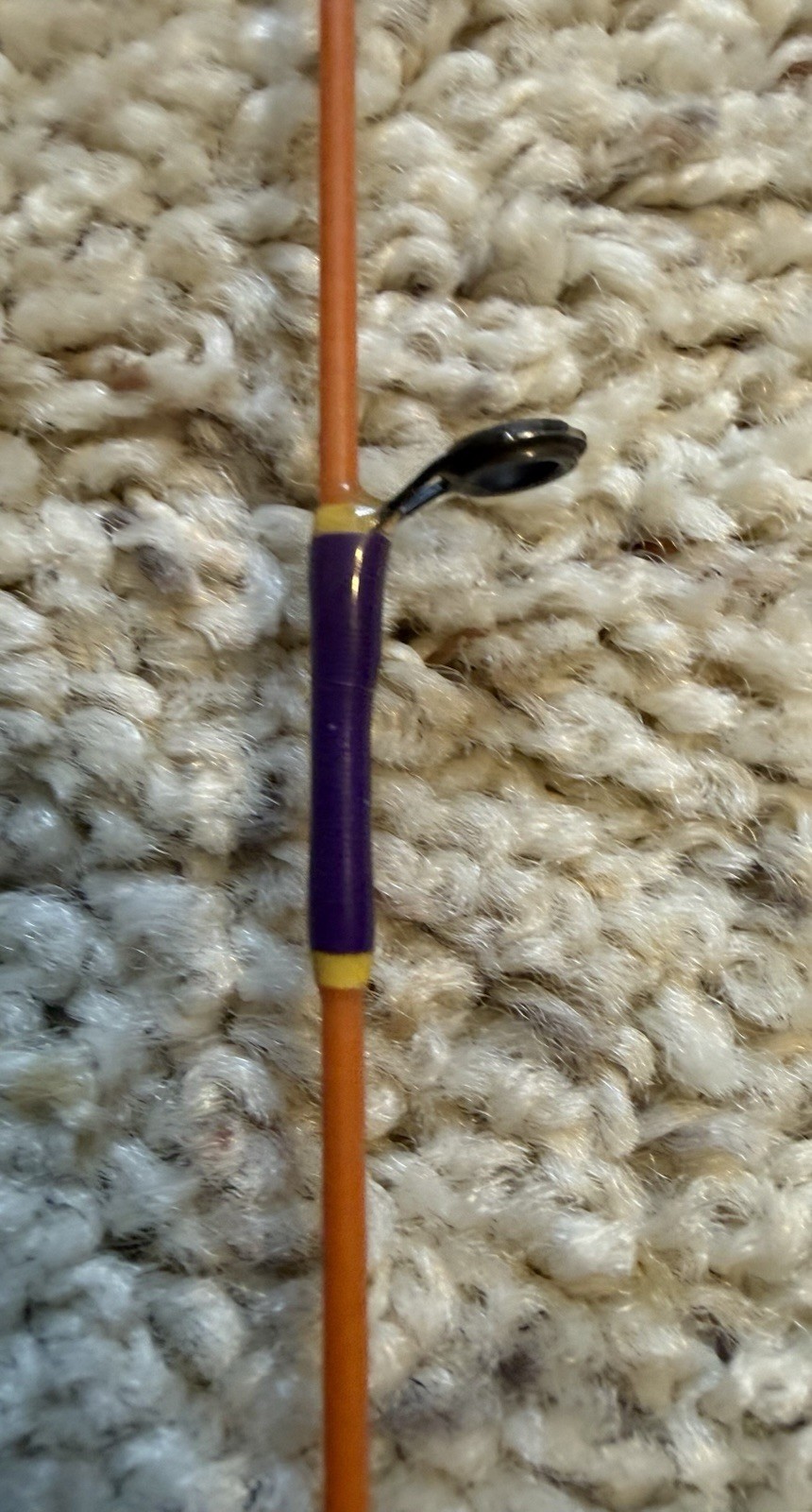 ***RARE*** Orange Glass Kencor “Magnaglas” XL-2 UL Trout (2) Piece Fishing Rod