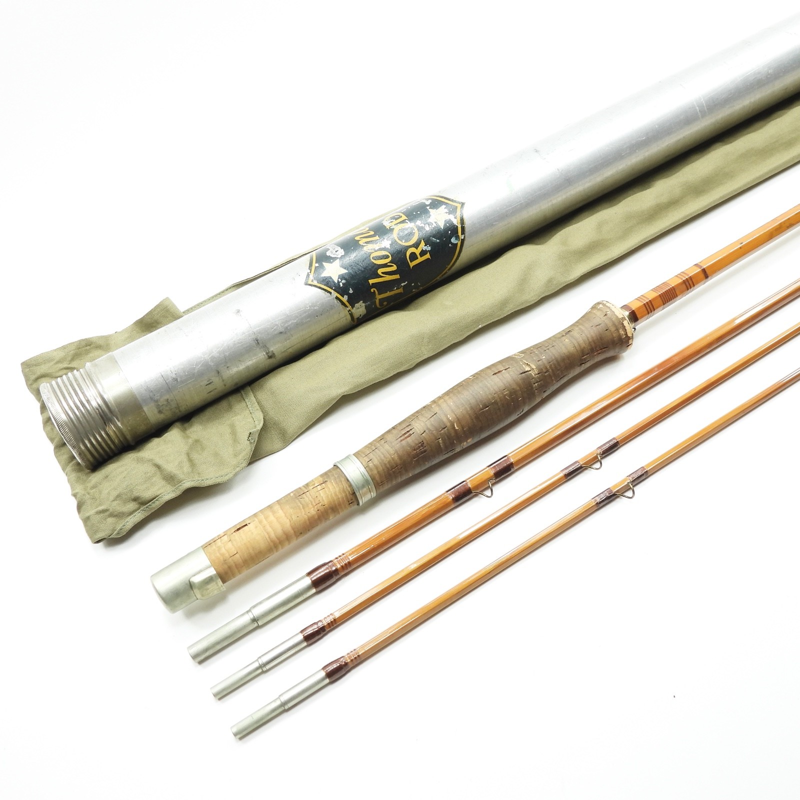 F.E. Thomas Special “Streamer” Bamboo Fly Fishing Rod. 9’. 3/2. W/ Tube & Sock.