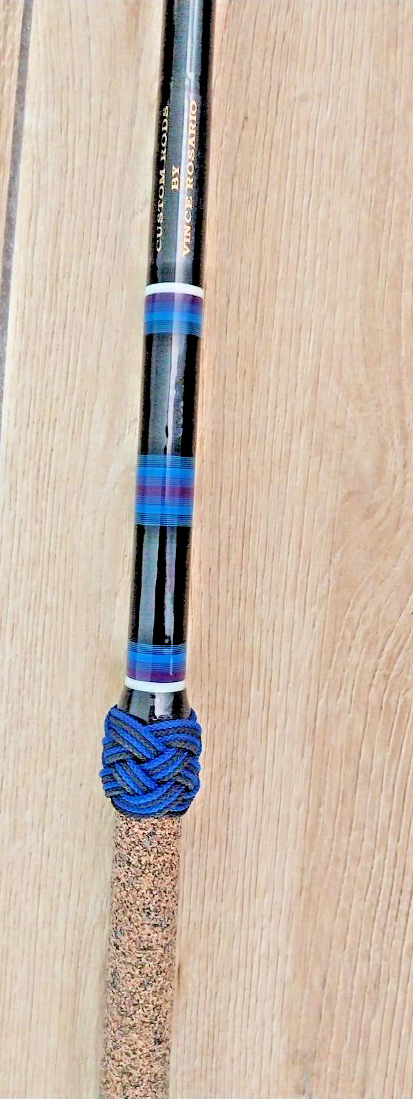 NEW CUSTOM WRAPPED -8 FT -SEEKER 270-8 CONVENTIONAL SALWATER ROD, CORK HANDLE