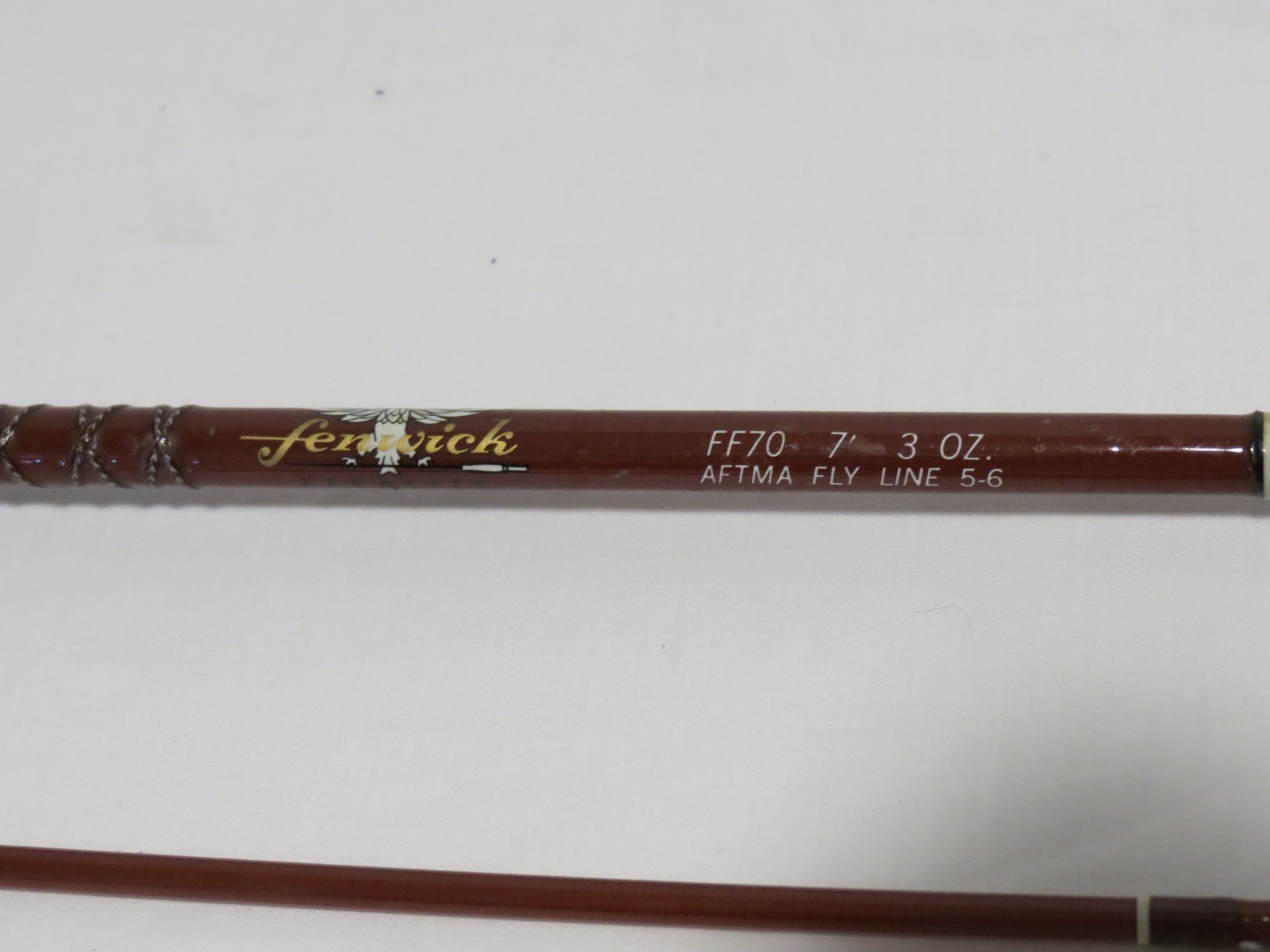 Fenwick FF70 7′ 3 oz Aftma Fly Line 5-6 Bill Haislip Feralite Fly Rod w/ Tube