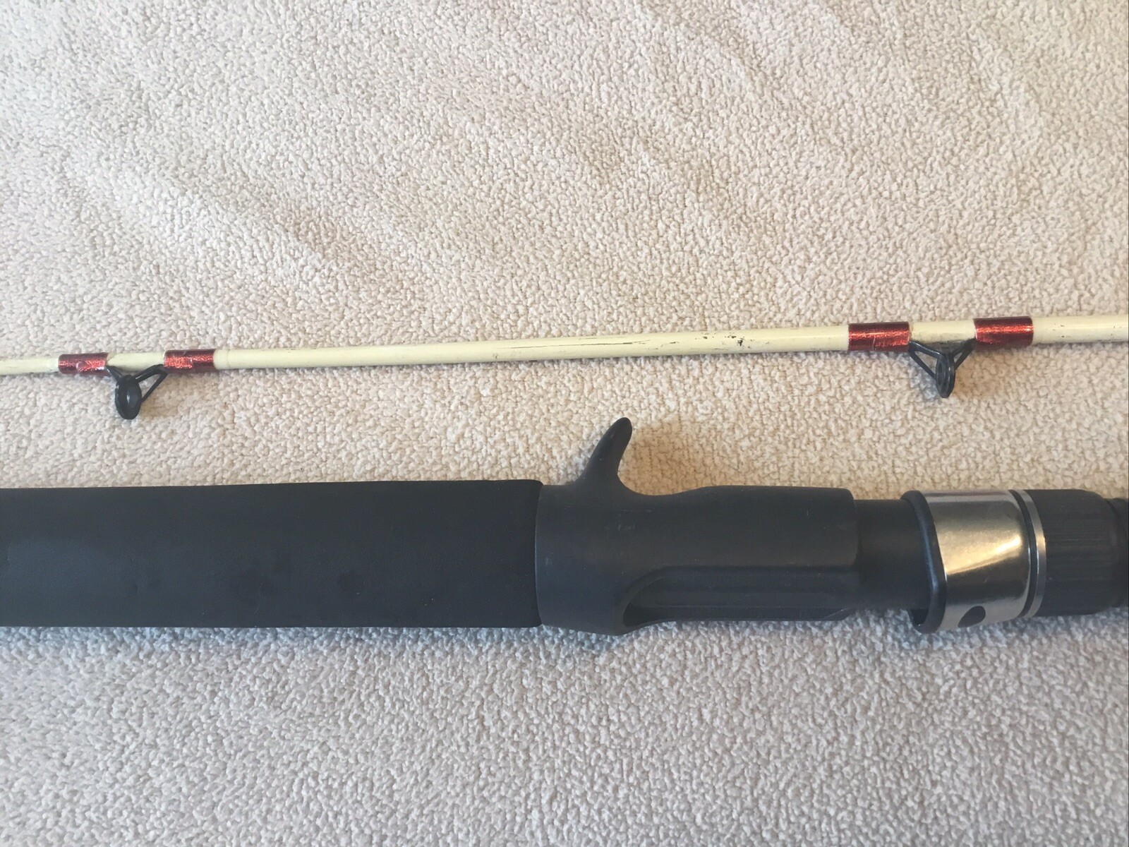 Shakespeare Tiger Spincasting TSC 66 2MH 6’6” Meadium Heavy Action Fishing Rod.