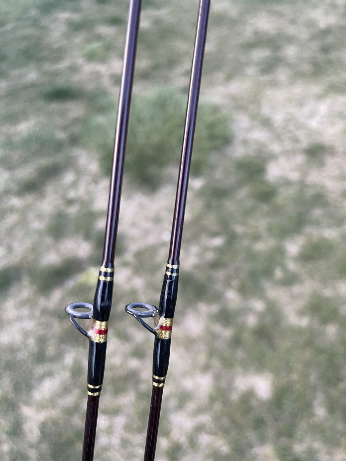 Pair (2) Custom Built “Rods By Raugh” 98 Excellent Casting Baitcast 6’3” Fuji