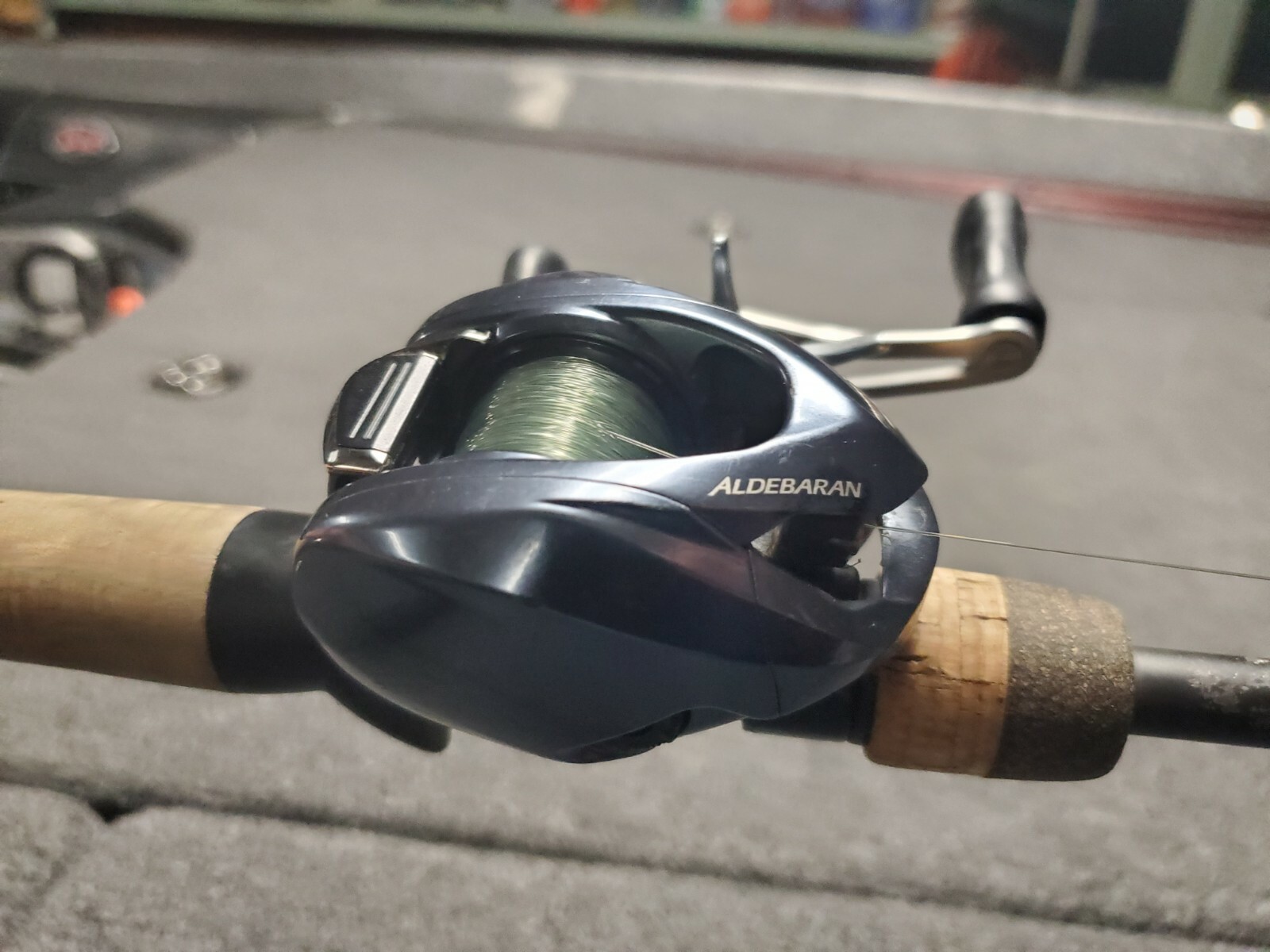 GLoomis 6’8″ extrafast medium 802c JWR 1/8oz-3/8oz 10-14lb Shimano Aldebaran MGL