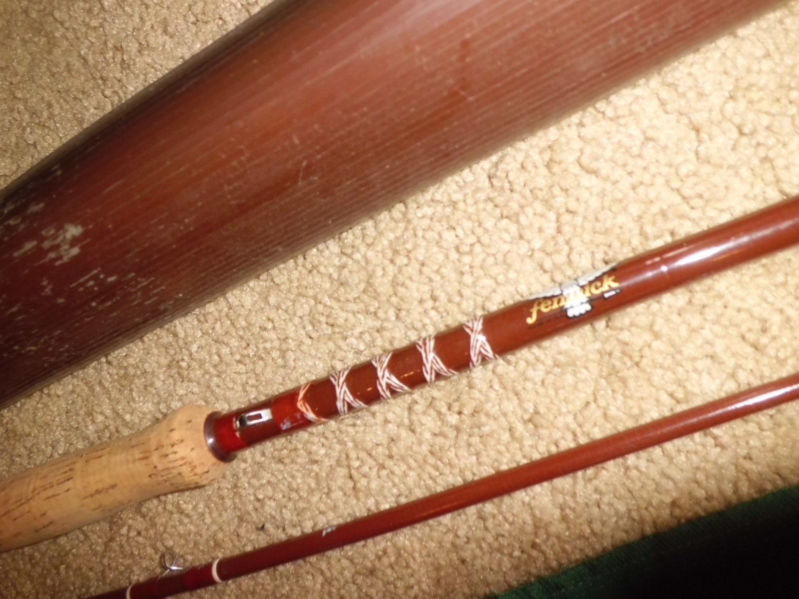 Vintage FENWICK Feralite FF857 Fly 8’6″ Rod made in USA- 7 wt