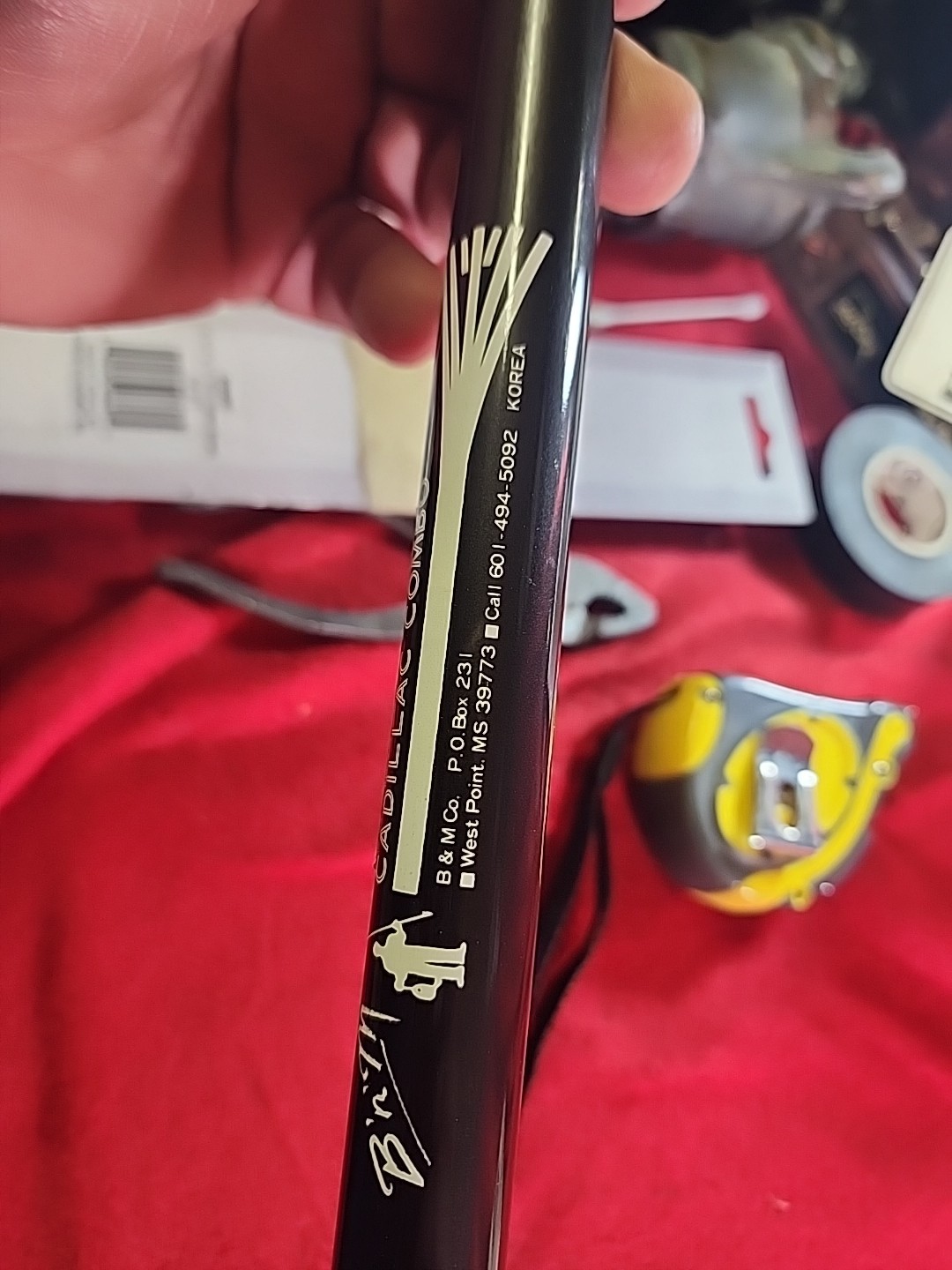 B&M Cadillac Combo Telescopic Rod With Unique Design Drop In Bank Fishing 12’New