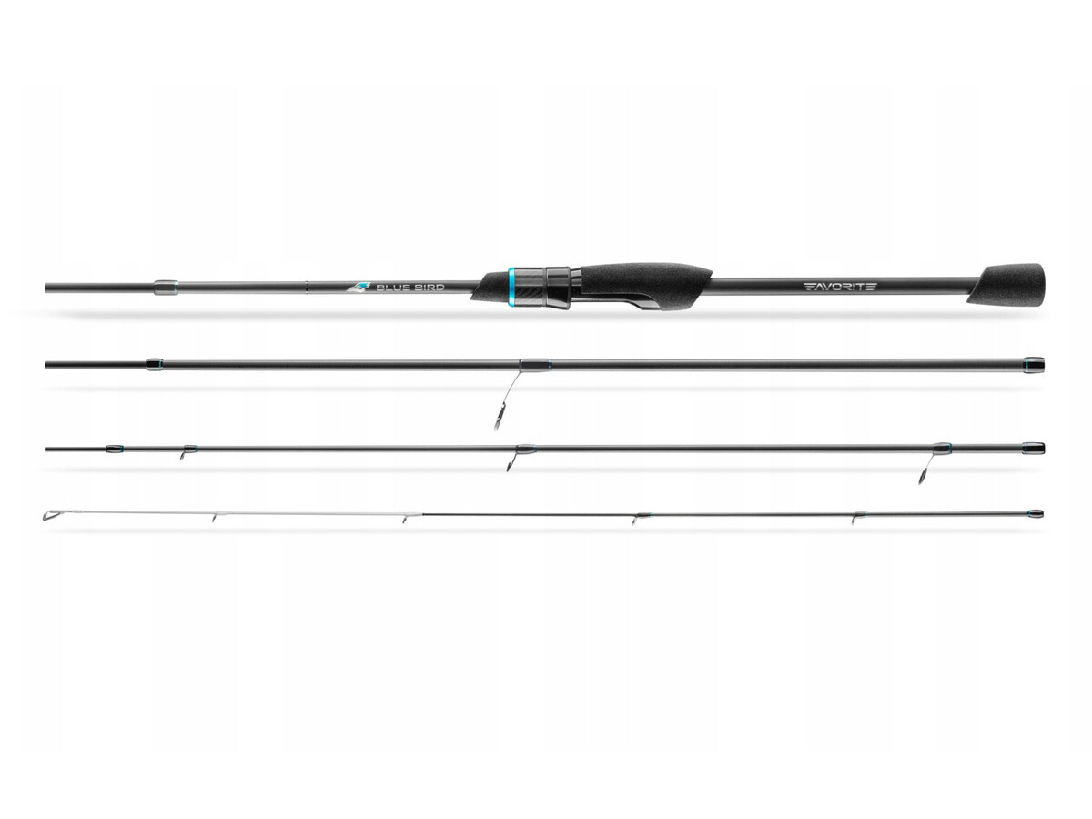 NEW 2024 Favorite Blue Bird Compact FAST Travel Spinning Rod 4-section