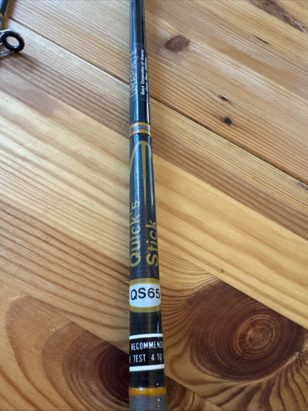 Dam Quick Stick Graphite Fly Rod New Condition. Never Used. 6’6