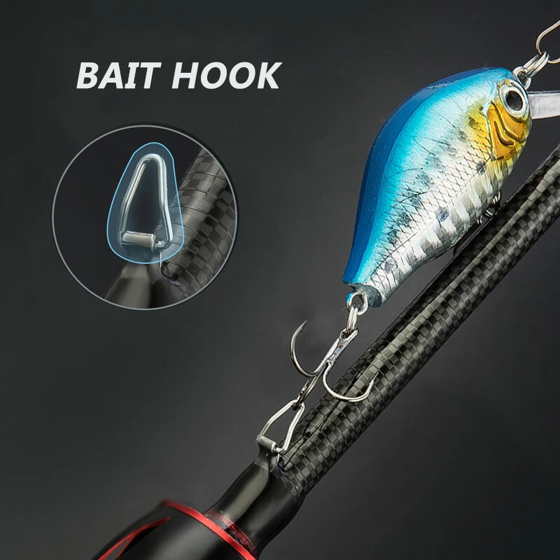 1.8M Lure Rod Casting Spinning Fishing Rod 30T Carbon Fiber Bait 4-25g Fast Pole