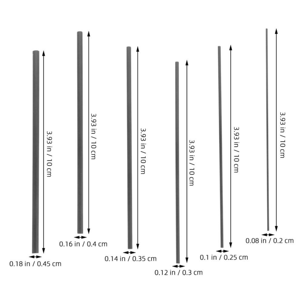 12 pcs Fishing Pole Repair Tool Pole Repair Carbon Fiber Fishing Rods Parts