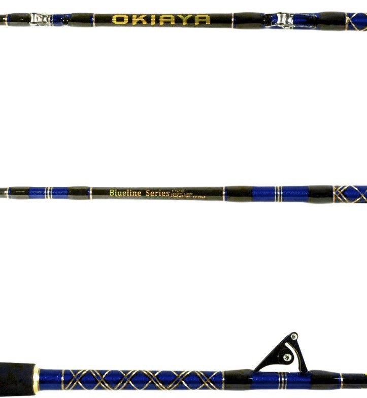 OKIAYA 30-50LB “BLUELINE SERIES” SALTWATER ROLLER ROD 6ft