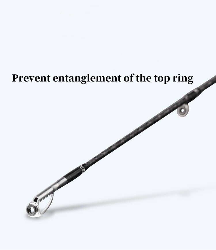 Fishing Rod 1.8M Spinning Casting Carbon Fiber Pole Lure Fishing Rod 2 sections