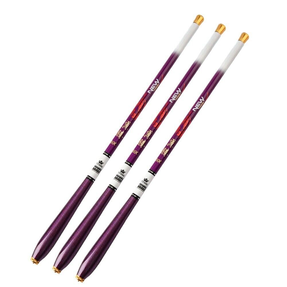 Hobbuy Telescopic Carbon Fiber Stream Rod Durable and Portable Fishing Hand Rod