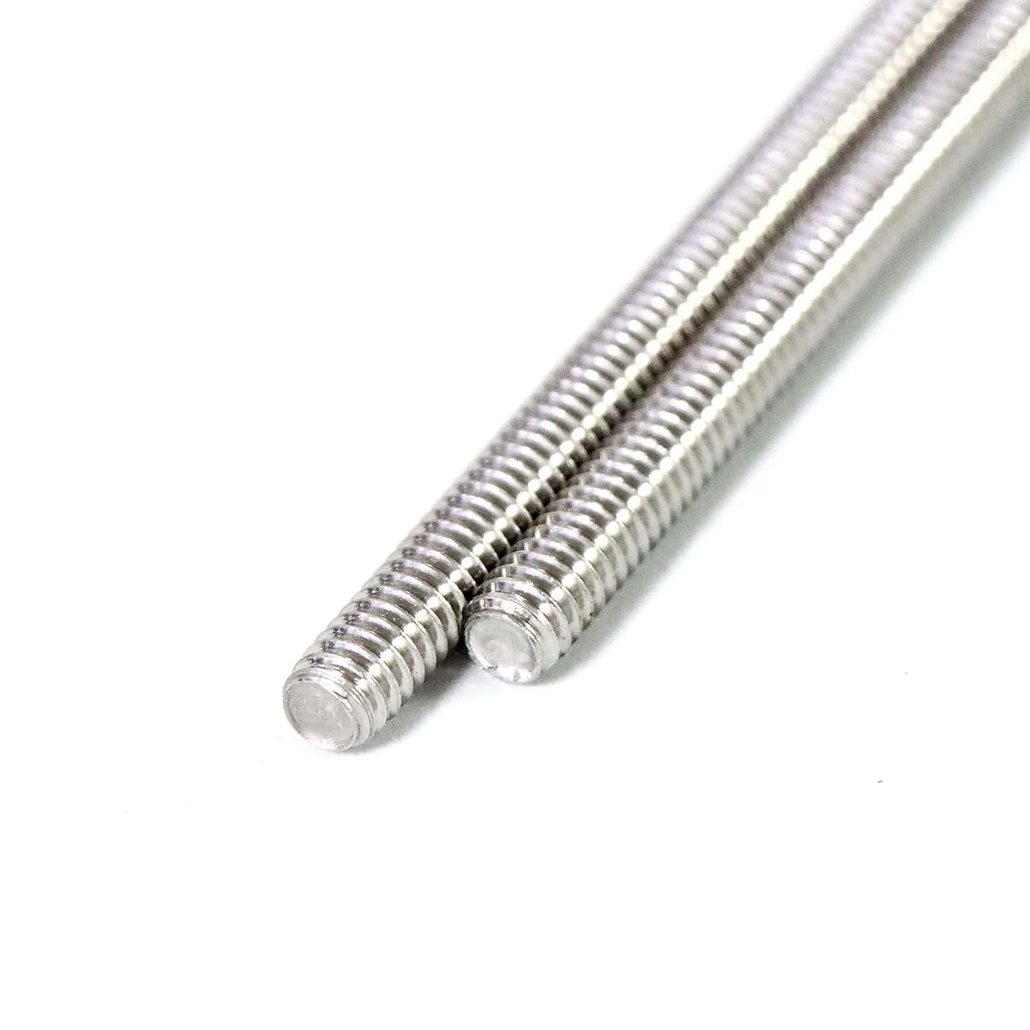 Versatile 304 Stainless Steel Fully Threaded Rod, 5/16″-18, 12″ Length – 4 Count