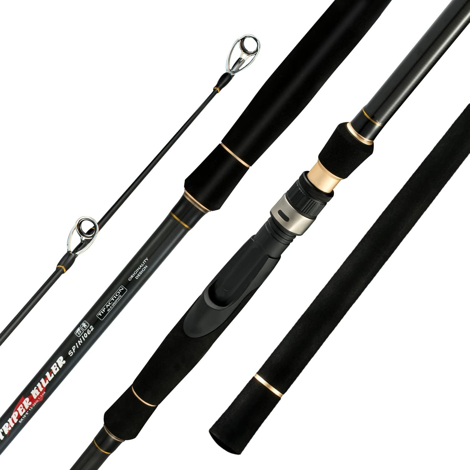 Light Surf Spinning Rod Striper Fishing Rod Striped Bass Surf Rod (9’/9’6”/10’6