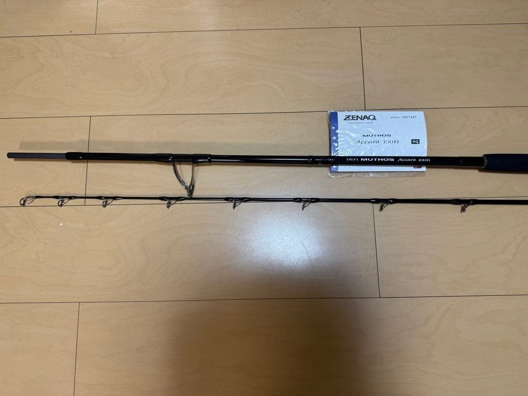 Brand new, unused Zenaq Muthos Accura 100H RG Fishing Rod