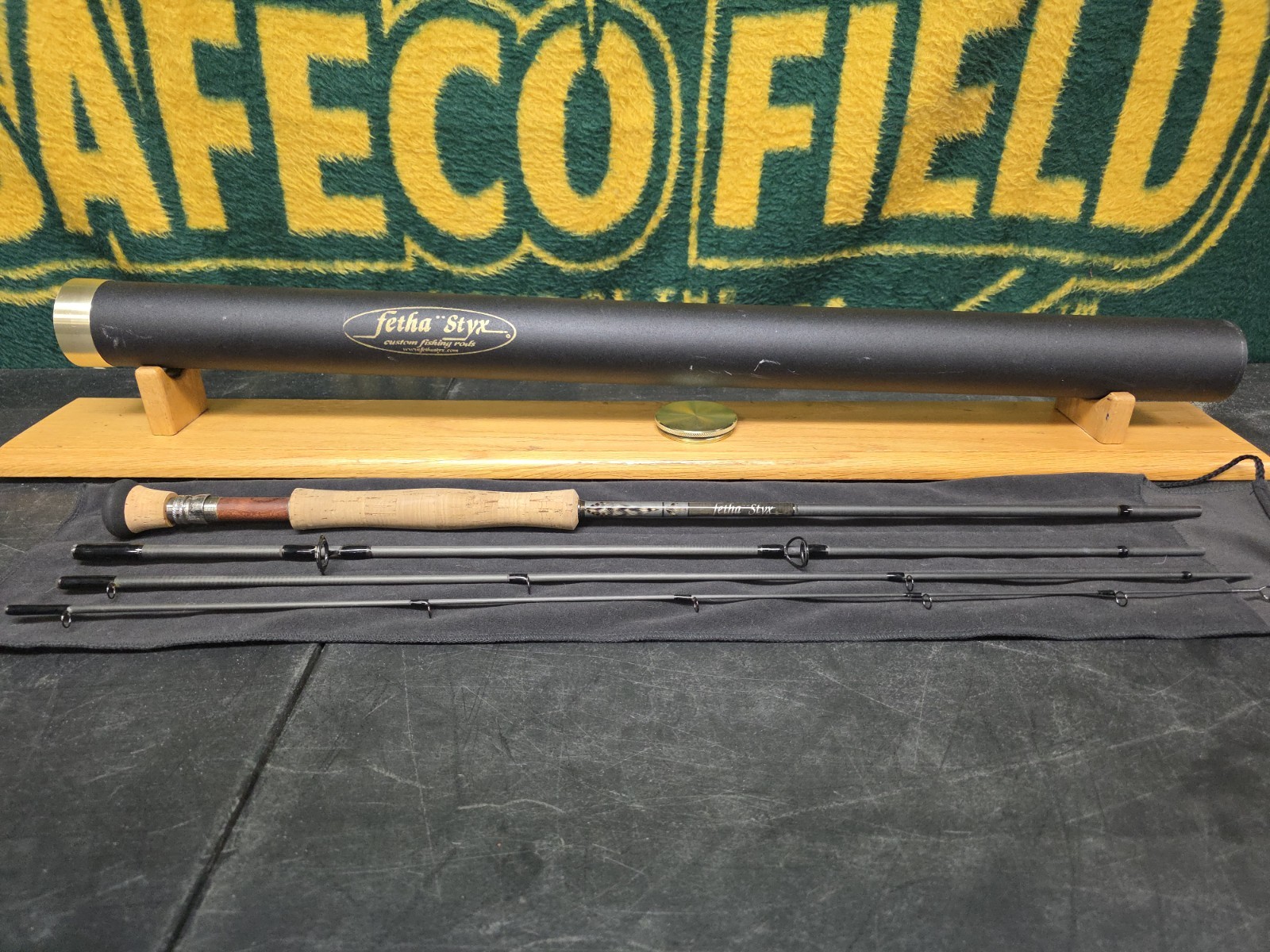 Fetha Styx Fsf Pro 906.4 9′ 6 wt. Fly Fishing Graphite Rod 4 Piece w/ tube
