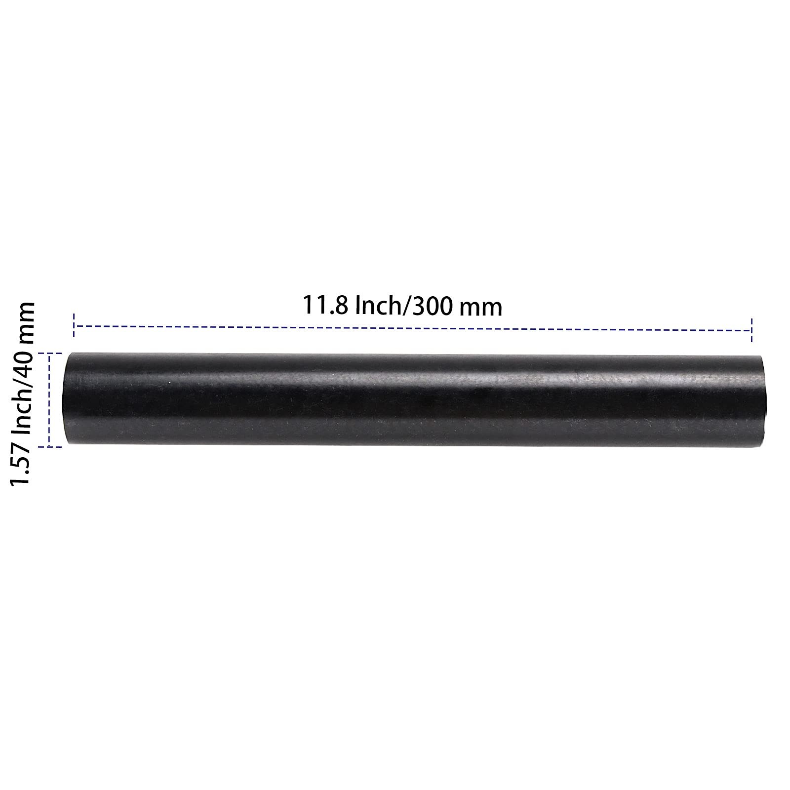 3 Pack Acetal Copolymer Round Rods, 1.57 x 12 Inch Plastic Rods for Non-Marri…