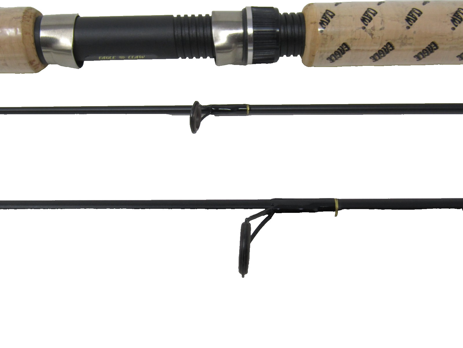 Trail Master III Travel Pack Fishing Rod ZLIII200 6′ 6″ Eagle Claw Spinning 4 Pc