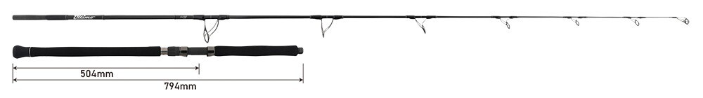 Ripple Fisher Ultimo 83 M Offshore Game Boat Casting Rod **US SELLER**