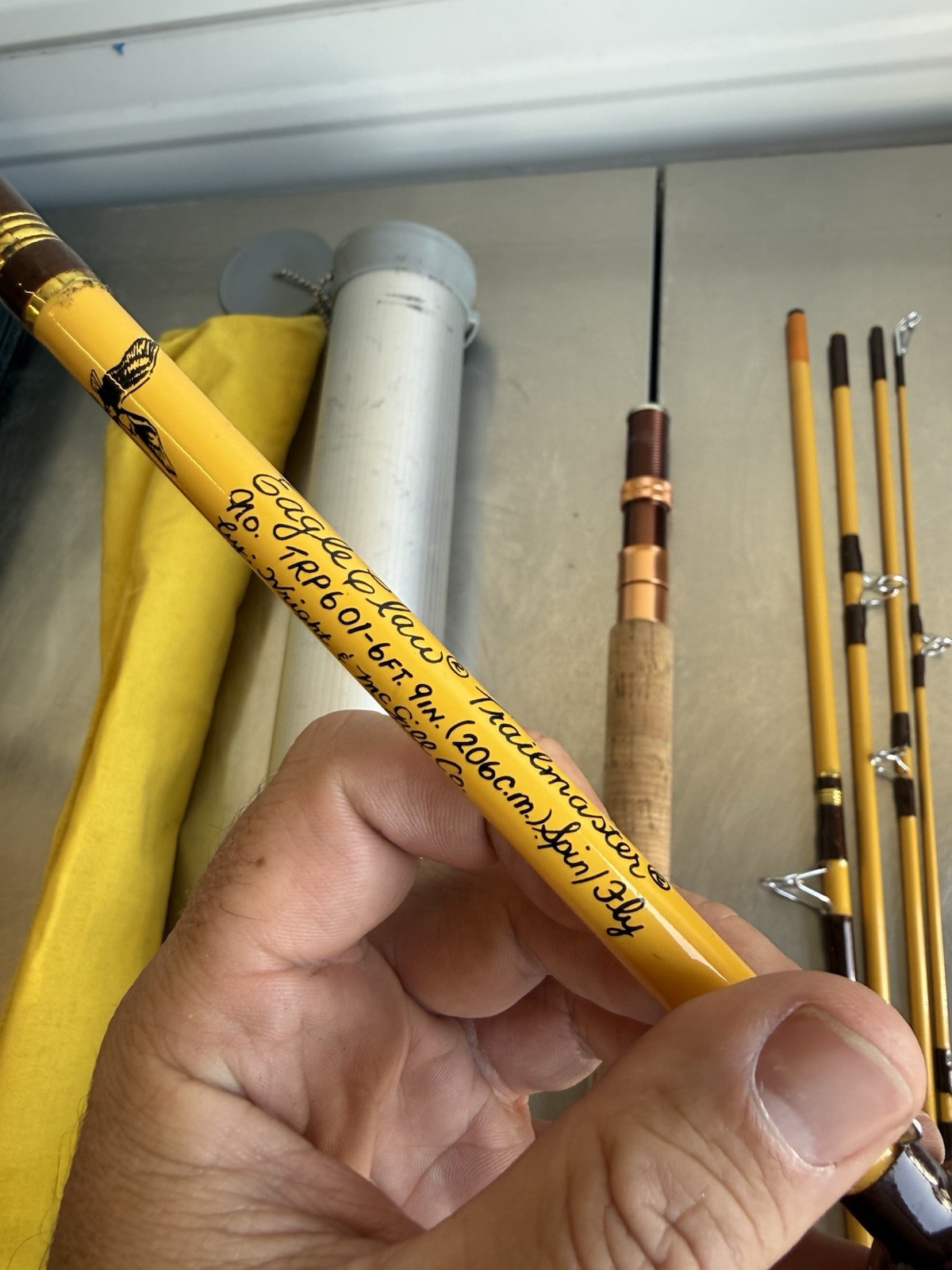 EAGLE CLAW TRAILMASTER TRP601 6’9″ SPIN/FLY 6PC ROD W/ TUBE & SOCK