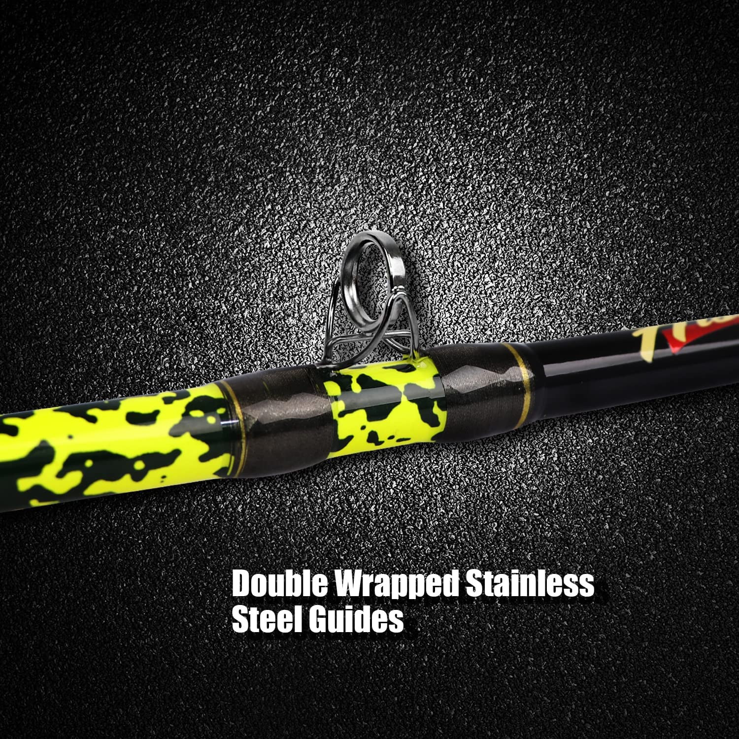 Catfish Rod 1Pc/2Pc Heavy Baitcaster Catfishing Fishing Pole 6’6″/ 7’6″/ 8’/ 10′